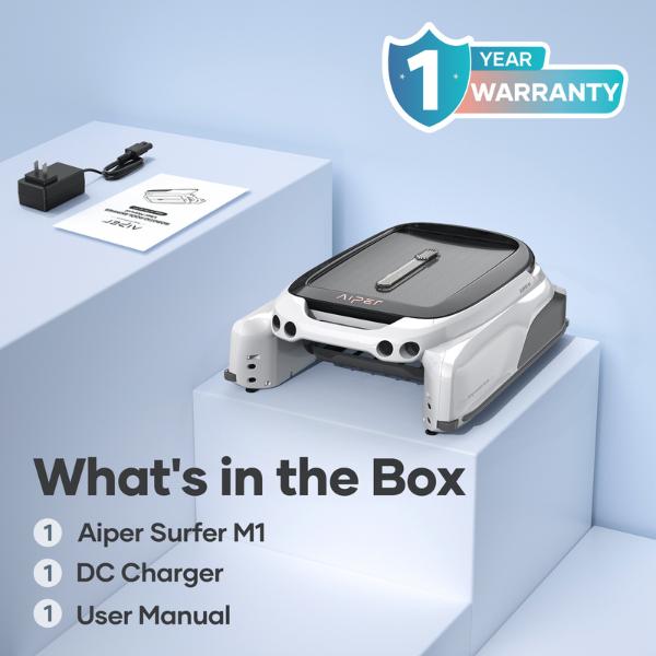 Aiper Surfer M1 Cordless Robotic Pool Cleaner Aiper Surfer M1 Cordless Robotic Pool Cleaner